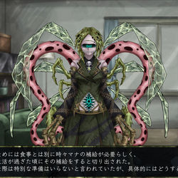 This is a pixiv picture whose title is 邪神の魔力供給.