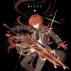 This is a pixiv picture whose title is diluc.