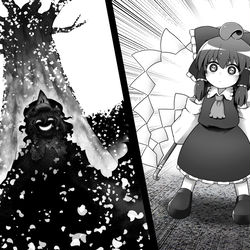 This is a pixiv picture whose title is レッツゴース東方.
