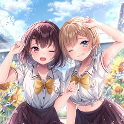 This is a pixiv picture whose title is 君とSummer Time!!.
