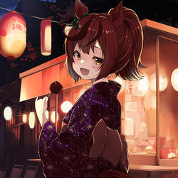 This is a pixiv picture whose title is 浴衣ネイチャ.