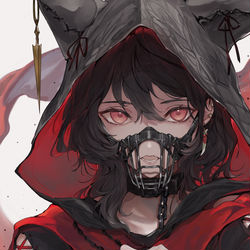 This is a pixiv picture whose title is wolf.