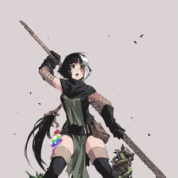 This is a pixiv picture whose title is Clover - Zealot of the Red Sun.