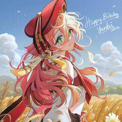 This is a pixiv picture whose title is 煙緋生誕祭2023.