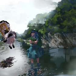 This is a pixiv picture whose title is にとまり.