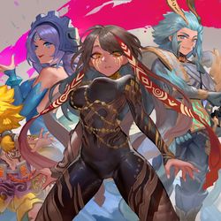 This is a pixiv picture whose title is Blade & Soul 2.