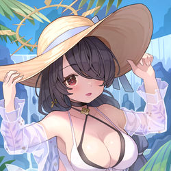 This is a pixiv picture whose title is 水着ヒナタ.