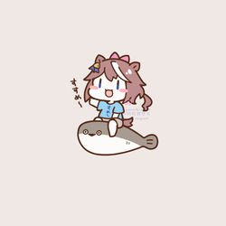 This is a pixiv picture whose title is おうまさんログ14.
