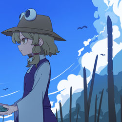 This is a pixiv picture whose title is 諏訪子.