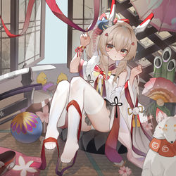 This is a pixiv picture whose title is 绫波.
