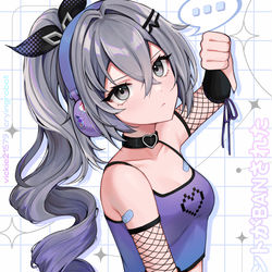 This is a pixiv picture whose title is 銀狼.