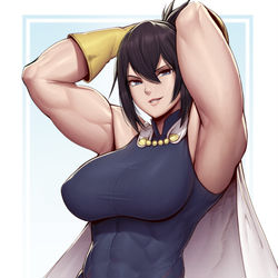 This is a pixiv picture whose title is Buff Nana Shimura- BNHA.