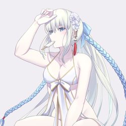 This is a pixiv picture whose title is 水妃モルガン.