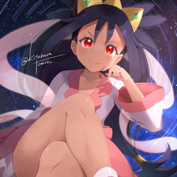 This is a pixiv picture whose title is Request👑チャンピオンアイリス！あなたに勝ちます！.