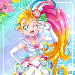 This is a pixiv picture whose title is キュアサマー2023.
