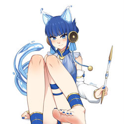 This is a pixiv picture whose title is Ni-Ni Mirror Mikanko | 鏡の御巫ニニ.