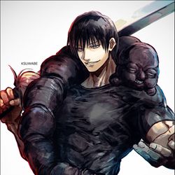This is a pixiv picture whose title is 伏黒甚爾.