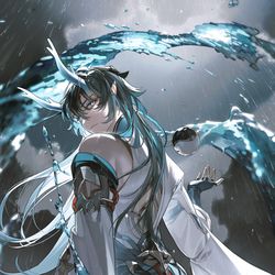 This is a pixiv picture whose title is 水龙吟.