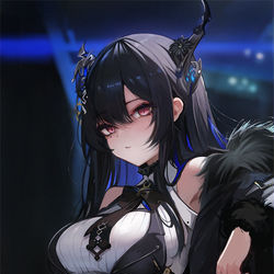 This is a pixiv picture whose title is Nerissa Ravencroft 🎼.