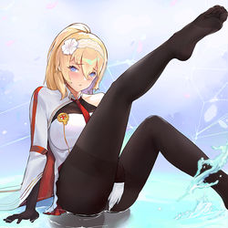 This is a pixiv picture whose title is 可公布的约稿：战舰少女R 约克公爵.
