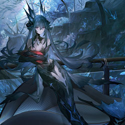 This is a pixiv picture whose title is Lamia CG.
