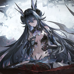 This is a pixiv picture whose title is Lamia.