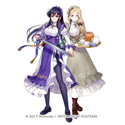 This is a pixiv picture whose title is 双界英雄「お茶会がつなぐ絆 アイラ」.