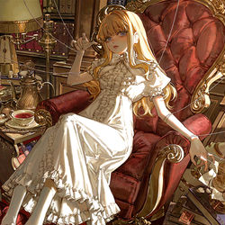 This is a pixiv picture whose title is 時計仕掛けの.
