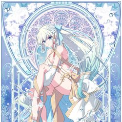 This is a pixiv picture whose title is 水妃モルガン.