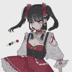 This is a pixiv picture whose title is 地雷巫女現る.