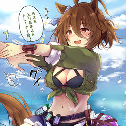 This is a pixiv picture whose title is 夏空ハレーション.