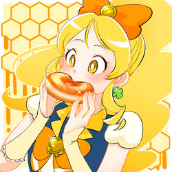 This is a pixiv picture whose title is ハニーディップ🍯🍩.