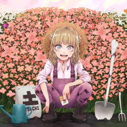 This is a pixiv picture whose title is 脳内お花畑.