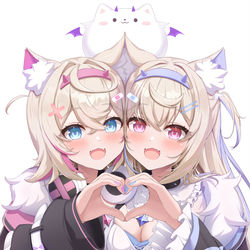 This is a pixiv picture whose title is フワモコちゃん🐾.