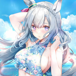 This is a pixiv picture whose title is 水着アルダン.