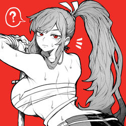 This is a pixiv picture whose title is エルザ！.