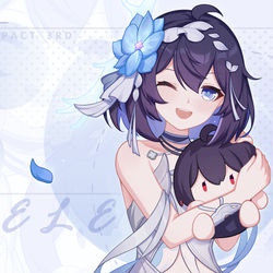 This is a pixiv picture whose title is 希儿.死生之律者.
