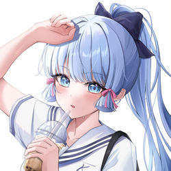 This is a pixiv picture whose title is 神里綾華.