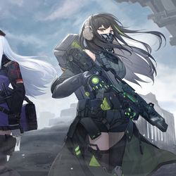 This is a pixiv picture whose title is 少前xCODM.