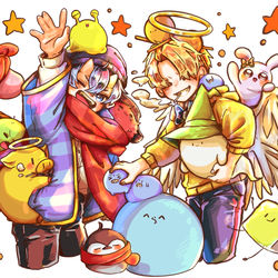 This is a pixiv picture whose title is 大集合！！.