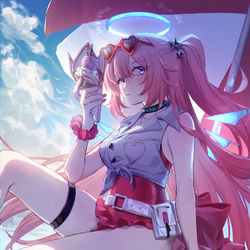 This is a pixiv picture whose title is 水着アンブリエル.