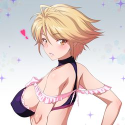 This is a pixiv picture whose title is キュアブラック♥.