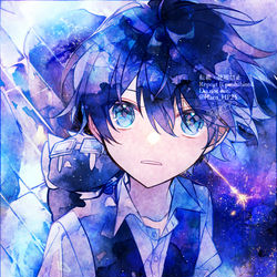 This is a pixiv picture whose title is 雨上がりの夜.