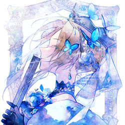 This is a pixiv picture whose title is 「描く」.