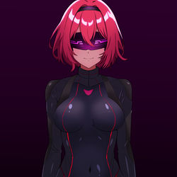 This is a pixiv picture whose title is 赤髪ver.