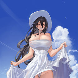 This is a pixiv picture whose title is 天獄で悪魔がボクを魅惑する.