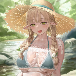 This is a pixiv picture whose title is エルフ.