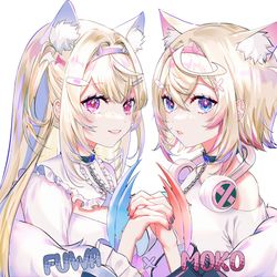 This is a pixiv picture whose title is FUWAMOCO 🐾.