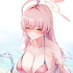 This is a pixiv picture whose title is 水着ハナコさん.