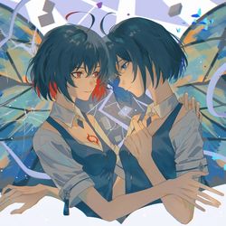This is a pixiv picture whose title is 「待你破茧化蝶的那一天到来时」.